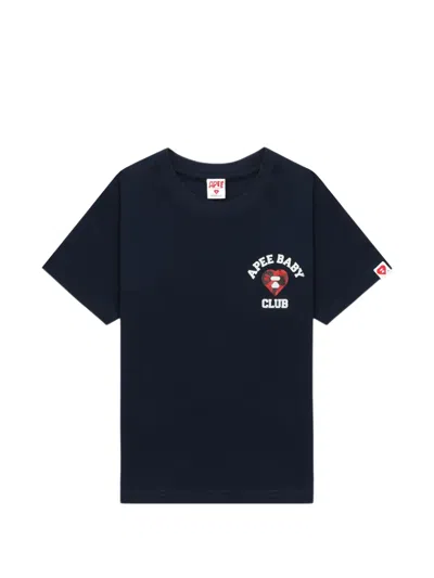 Apee By A Bathing Ape Logo Graphic T-shirt In Blue