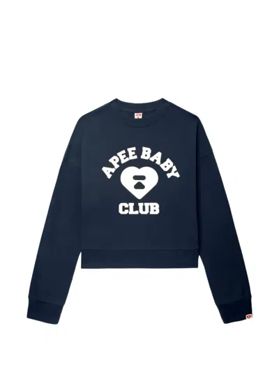 Apee By A Bathing Ape Logo Print Knitwear In Multi
