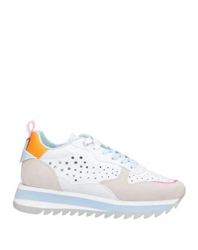 Apepazza Sport Woman Sneakers Off White Size 6 Leather