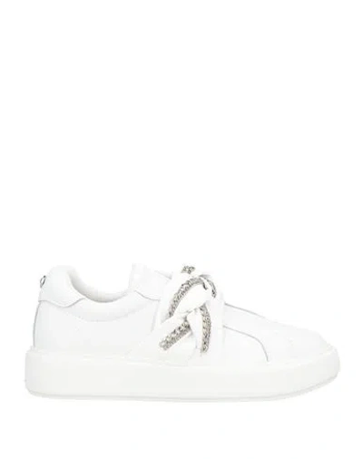 Apepazza Sport Woman Sneakers Sand Size 8 Leather, Textile Fibers