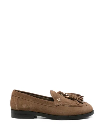 Apepazza Tassel-detail Loafers In Brown