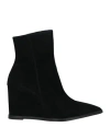 Apepazza Woman Ankle Boots Black Size 11 Leather In Black