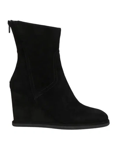 Apepazza Woman Ankle Boots Black Size 5 Leather
