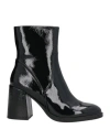 Apepazza Woman Ankle Boots Black Size 6 Leather In Black