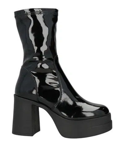 Apepazza Woman Ankle Boots Black Size 8 Synthetisches Material
