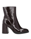 Apepazza Woman Ankle Boots Burgundy Size 7 Leather