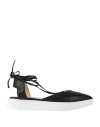 Apepazza Woman Ballet Flats Black Size 8 Leather