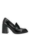 Apepazza Woman Loafers Black Size 7 Leather