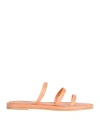 Apepazza Woman Sandals Tan Size 8 Leather In Brown