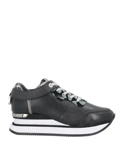Apepazza Woman Sneakers Black Size 10 Calfskin