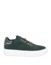 Apepazza Woman Sneakers Dark Green Size 7 Textile Fibers