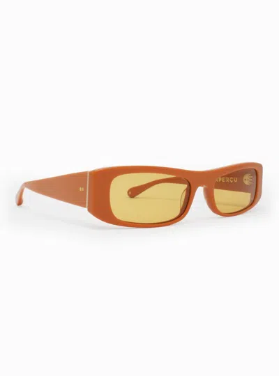 Aperçu Eyewear Unisex Marta Sunglasses In Amore In Orange