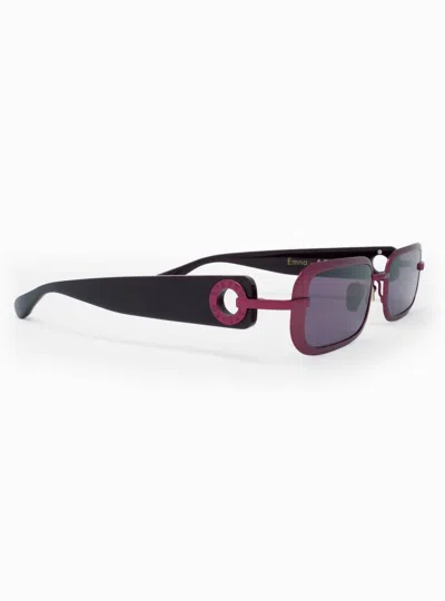 Aperçu Eyewear Women's Emna Sunglasses In Garnet In Black