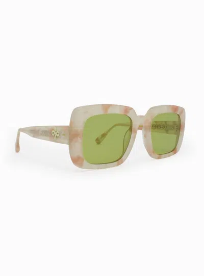 Aperçu Eyewear Women's María 01 Sunglasses In Olive In Beige