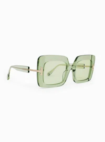 Aperçu Eyewear Women's Quann 02 Sunglasses In Kiwi In Multi