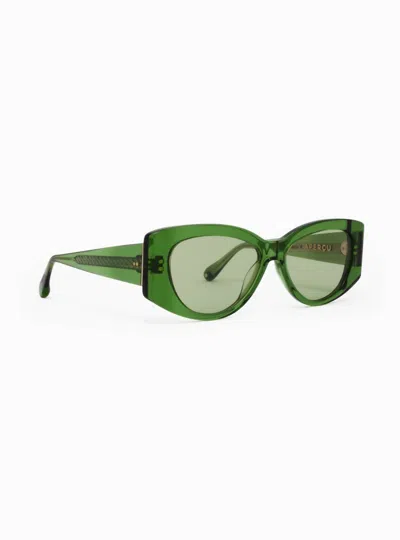 Aperçu Eyewear Women's Suarez 01 Sunglasses In Fern In Green