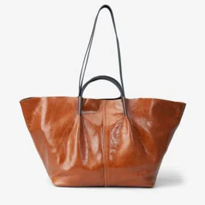 Apia Ropa Y Complementos Woody Lux Leather Bag In Brown