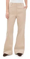 Apiece Apart Adi Wide Leg Corduroy Trousers Sand Stone In Neutral