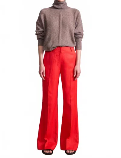 Apiece Apart Adi Wide Leg Trousers In Tigerlily In Orange
