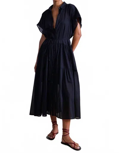 Apiece Apart Agnezca Maxi Dress In Black In Multi