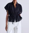 Apiece Apart Agni Floaty Top In Black In Black