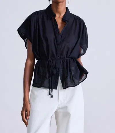 Apiece Apart Agni Floaty Top In Black