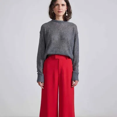 Apiece Apart Alba Trouser In Red