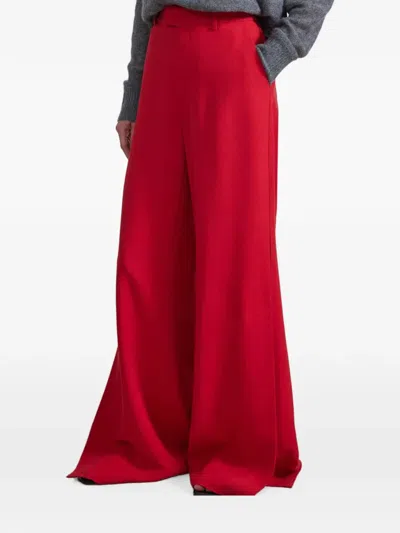 Apiece Apart Alba Wide-leg Trousers In Red