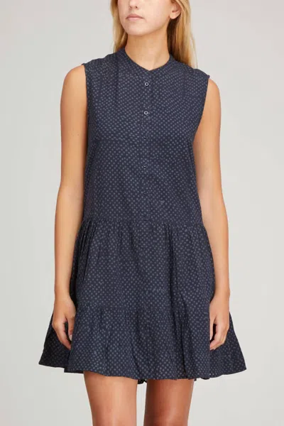 Apiece Apart Almada Shirt Dress In Ink In Blue