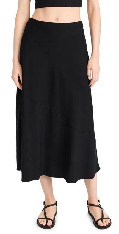 Apiece Apart Ami Slip Skirt In Black