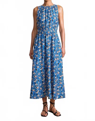 Apiece Apart Bali Tank Dress In Florette Blue