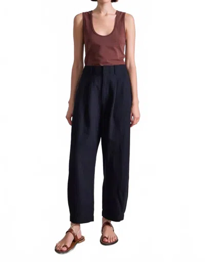 Apiece Apart Bari Crop Trouser In Black