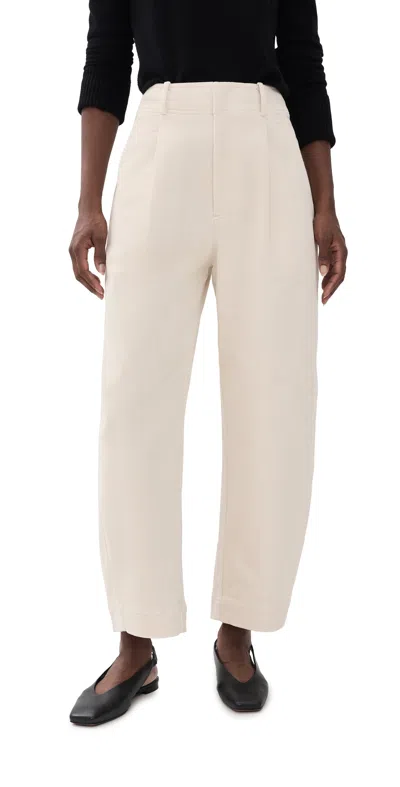 Apiece Apart Bari Crop Trousers Stone
