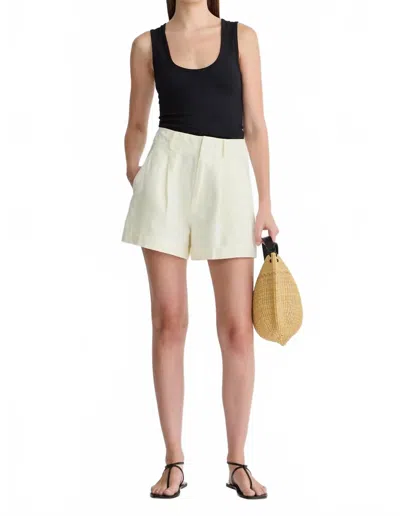 Apiece Apart Short Bari Short In Cream In White