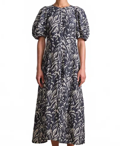 Apiece Apart Bettina Maxi Dress In Midnight In Multi