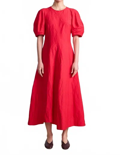 Apiece Apart Bettina Maxi Dress In Red