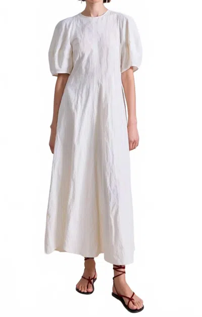 Apiece Apart Bettina Maxi Dress In White