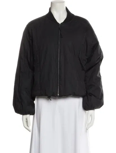 Pre-owned Apiece Apart Bomber Jacket In Black
