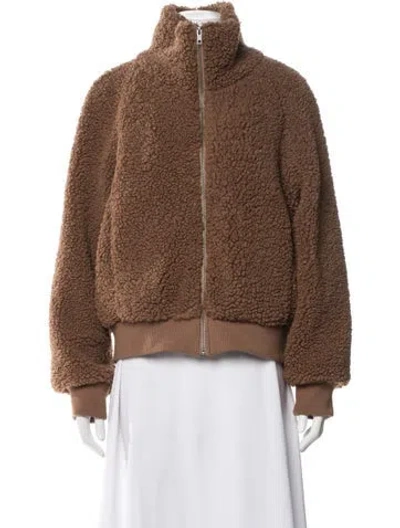 Pre-owned Apiece Apart Bomber Jacket In Brown