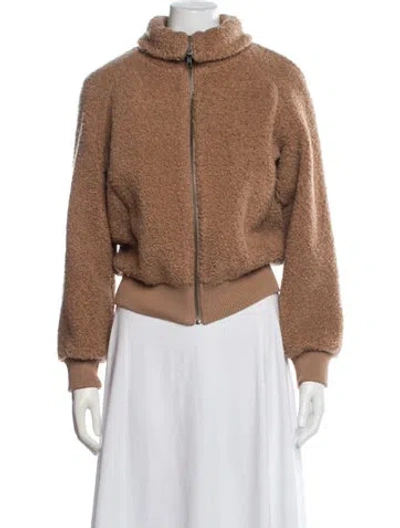 Pre-owned Apiece Apart Bomber Jacket In Brown