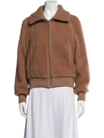 Pre-owned Apiece Apart Bomber Jacket In Brown