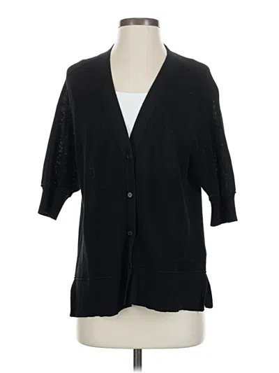 Pre-owned Apiece Apart Cardigan Sweater In Black