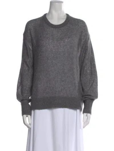 Pre-owned Apiece Apart Cashmere Crew Neck Sweater In Blue