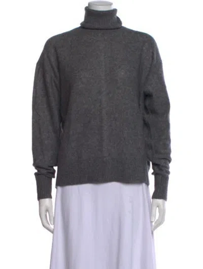 Pre-owned Apiece Apart Cashmere Turtleneck Sweater W/ Tags In Blue