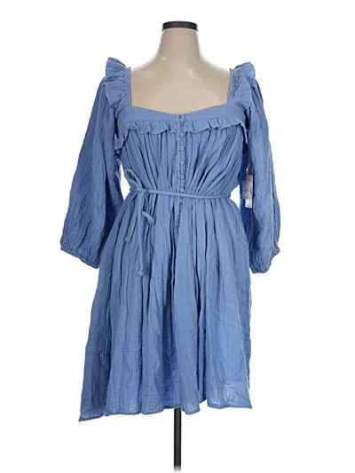 Apiece Apart Casual Dress In Blue