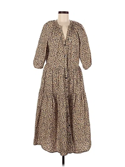 Pre-owned Apiece Apart Casual Dress In Brown