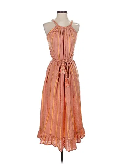 Pre-owned Apiece Apart Casual Dress In Orange