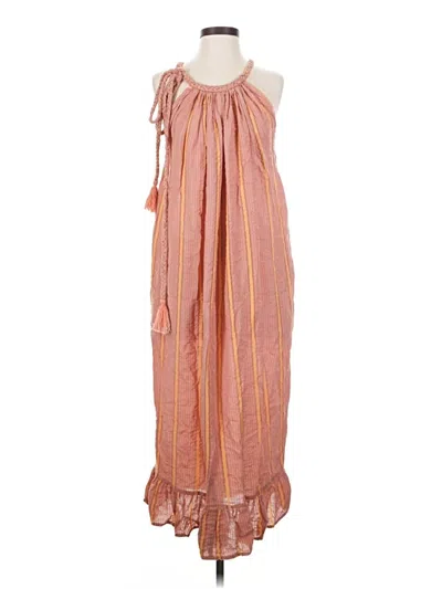 Pre-owned Apiece Apart Casual Dress In Orange