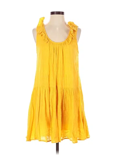 Pre-owned Apiece Apart Casual Dress In Yellow