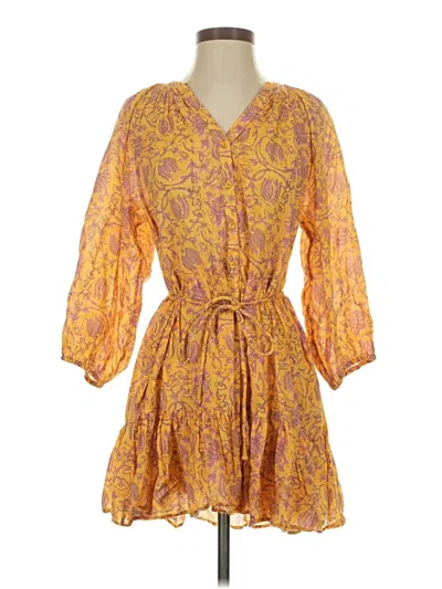 Pre-owned Apiece Apart Casual Dress In Yellow